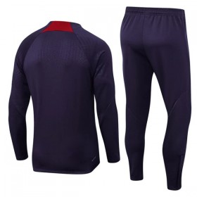Paris Saint Germain Quarter Zip Purple Version Sudadera De Entrenamiento Trajes 2023-24 - Hombre